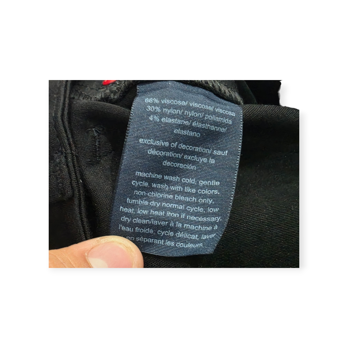 Pantalon Tommy Hilfiger Negra Talla 10