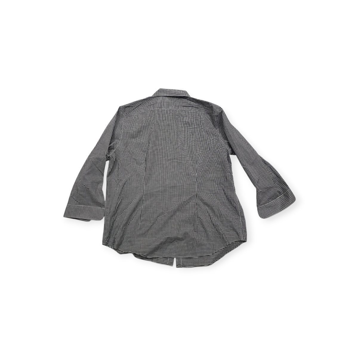 Camisa Ralph Lauren Non Iron Extra Grande Negra Con Cuadros