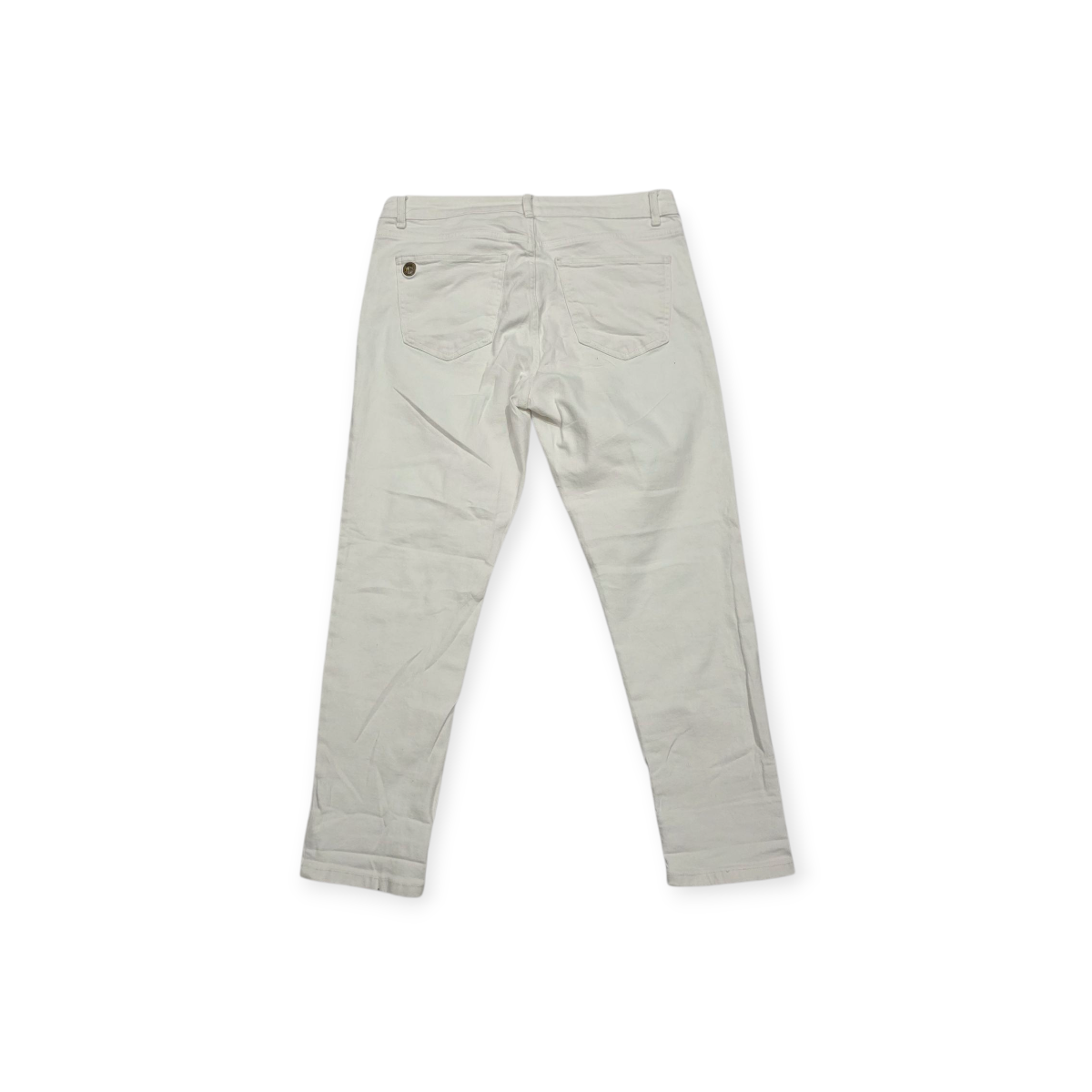 Pantalon Michael Kors De Mujer Talla 12 De Mezclilla Blanco