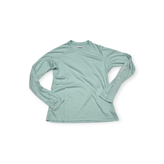 Playera Columbia Omnishade De Mujer Mediana M Azul Claro