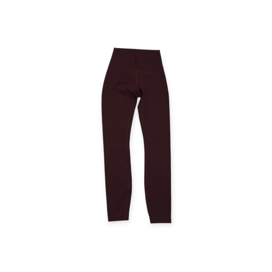 Legging Lululemon Talla 2 Color Vino