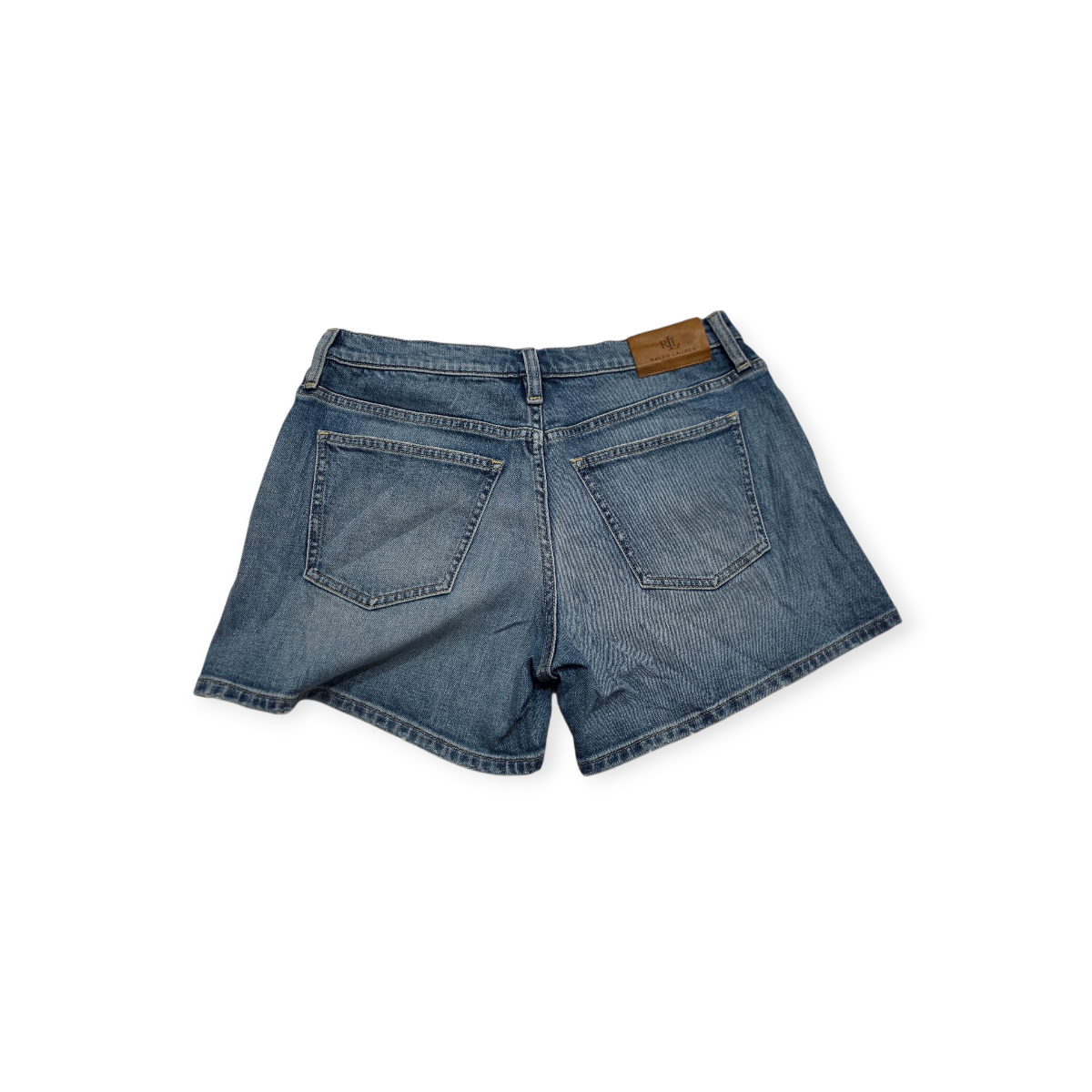 Short Ralph Lauren De Mezclilla Talla 2 Azul