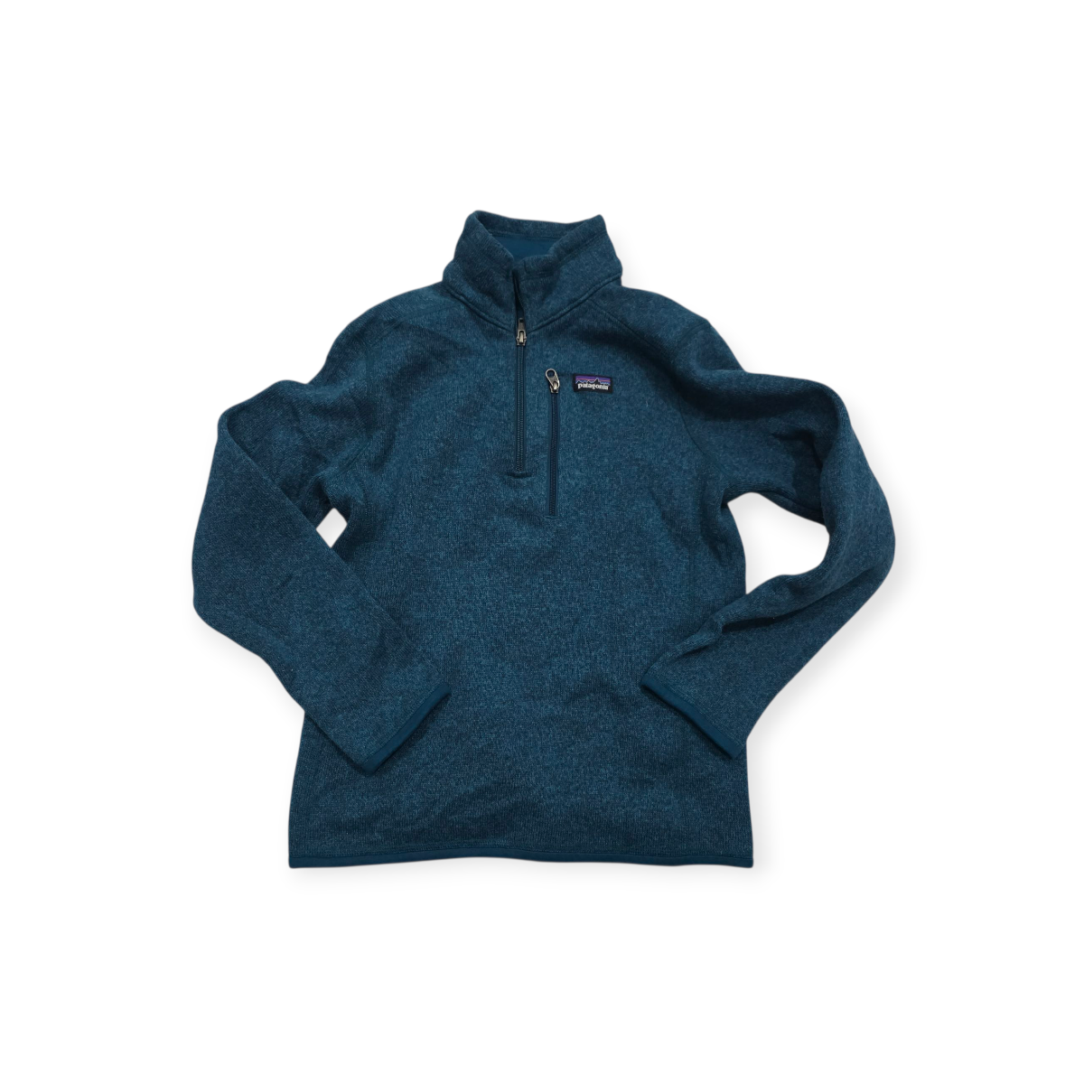 Patagonia Better Sweater 1/4 Zip Azul Petroleo L Adolescent