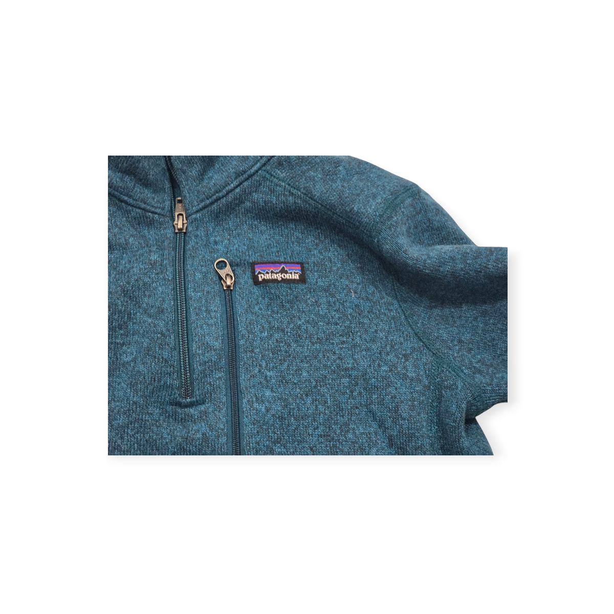 Patagonia Better Sweater 1/4 Zip Azul Petroleo L Adolescent