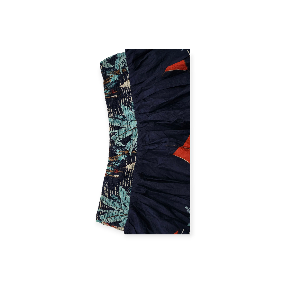 Falda Tommy Hilfiger Xchico Xs Azul Marino Con Palmera