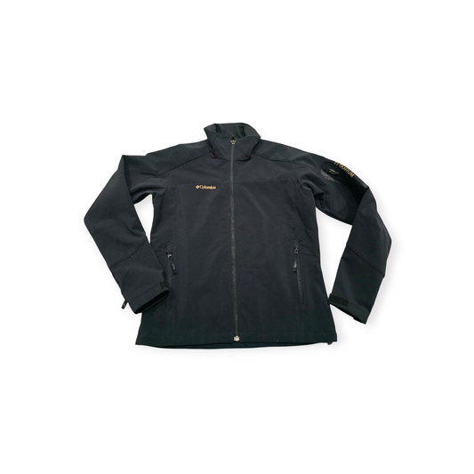 Columbia Titanium Softshell Negra Impermeable Chica