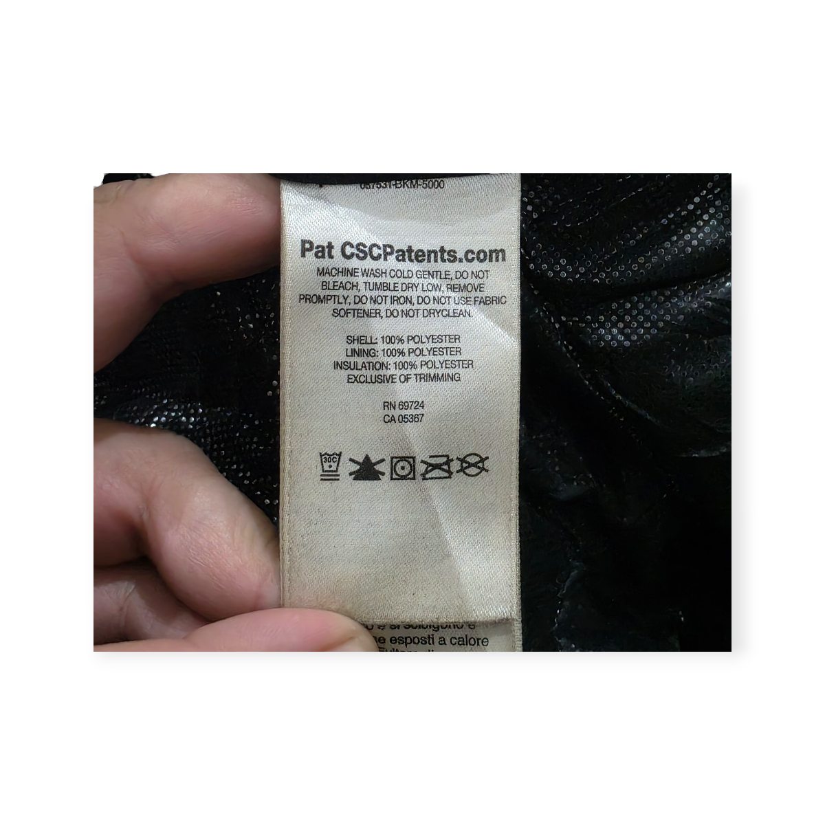 Columbia Omni-heat Chamarra Acolchada Negra Capucha Talla S