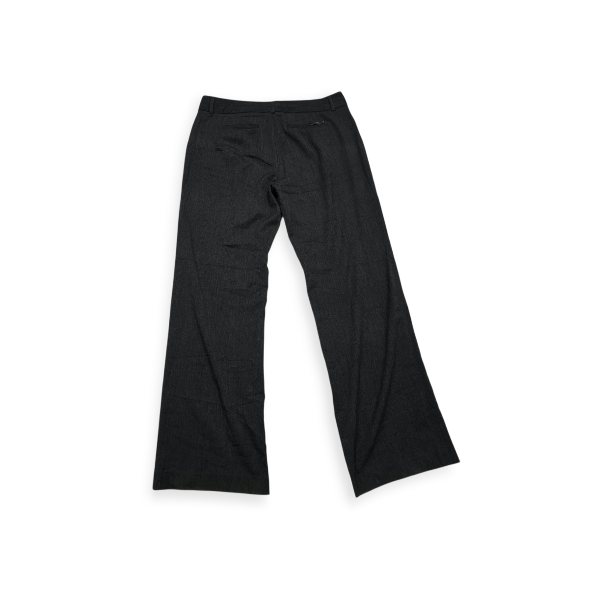 Pantalon De Vestir Michael Kors Talla 10 Gris Corte Relajado