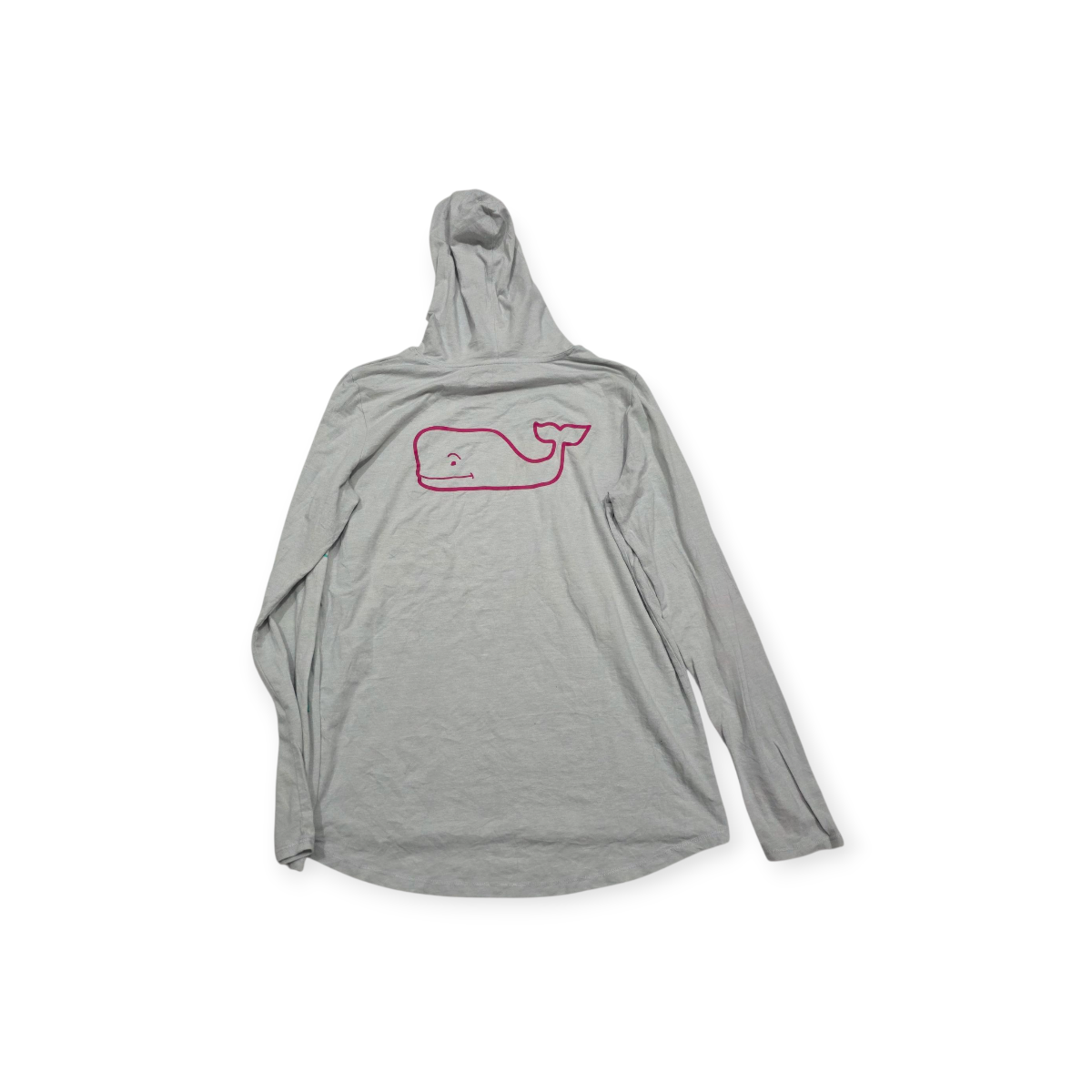 Playera Con Gorro Vineyard Vines Edgartown Gris Claro Mujer