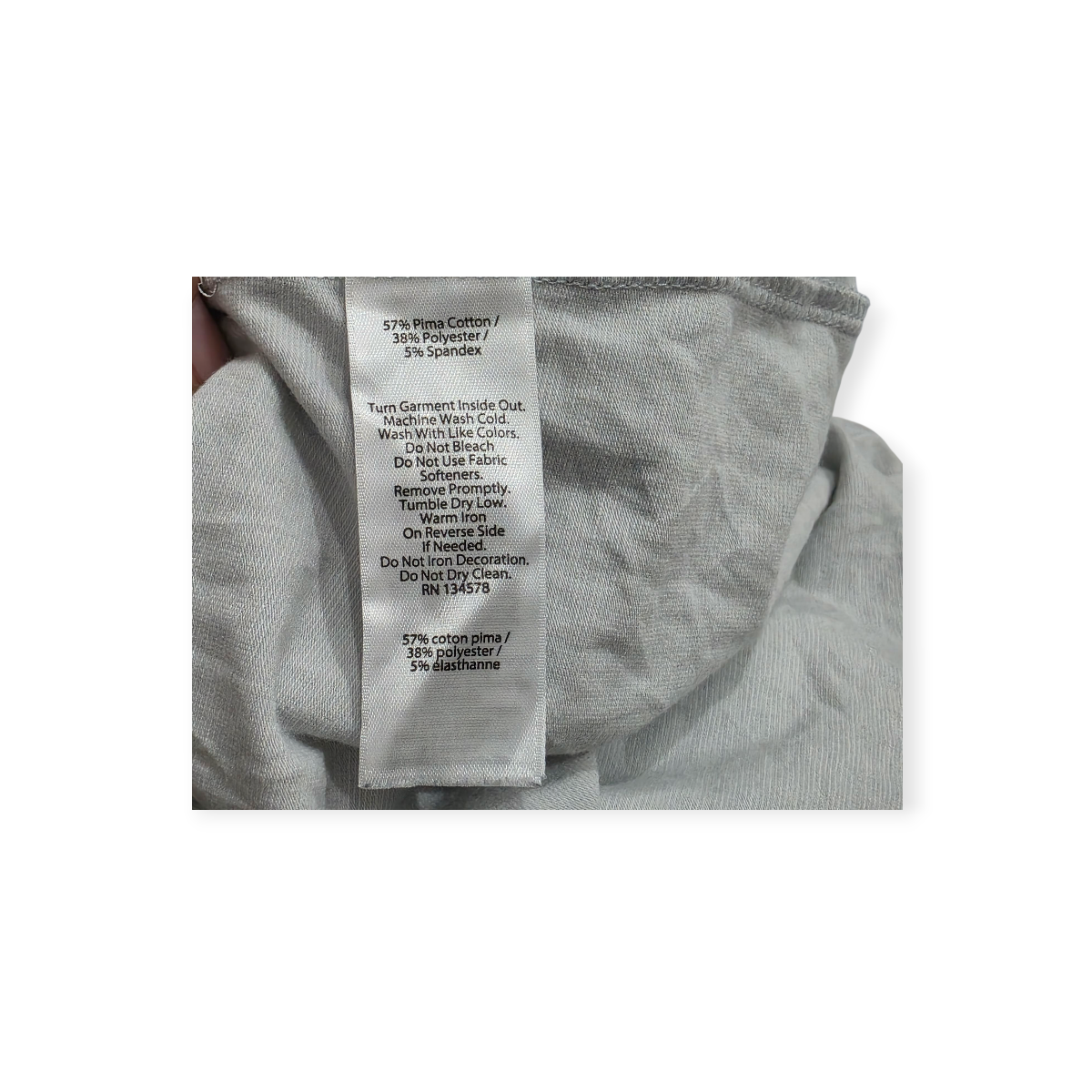 Playera Con Gorro Vineyard Vines Edgartown Gris Claro Mujer