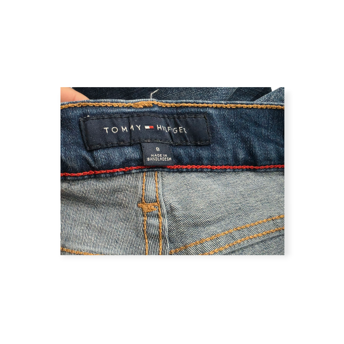 Pantalon Tommy Hilfiger Gremwich Skinny De Mezclilla Talla 8