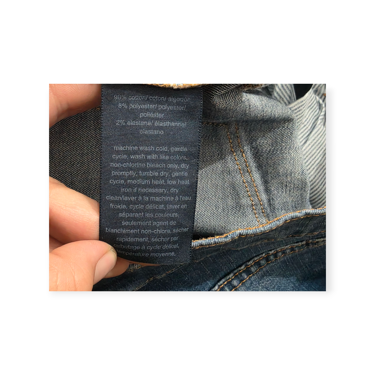 Pantalon Tommy Hilfiger Gremwich Skinny De Mezclilla Talla 8