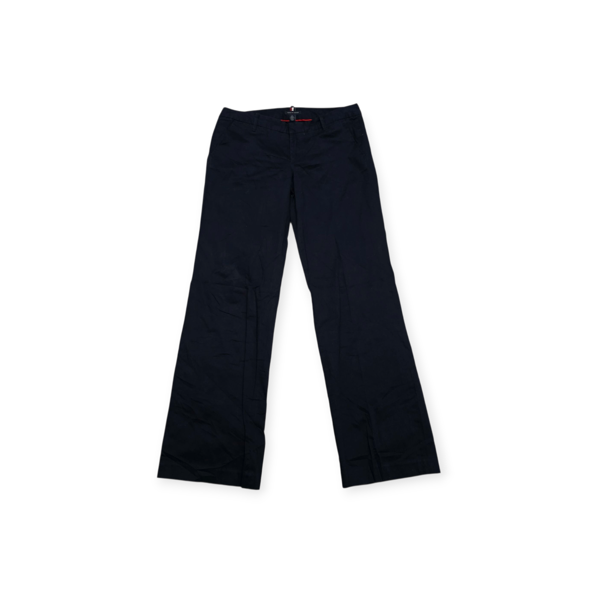 Pantalon Tommy Hilfiger De Vestir Azul Marino Talla 8 Mujer