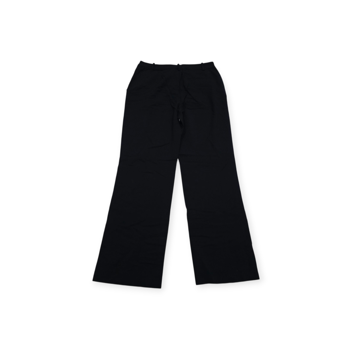 Pantalon Ralph Lauren Color Negro De Lana De Mujer Talla 10