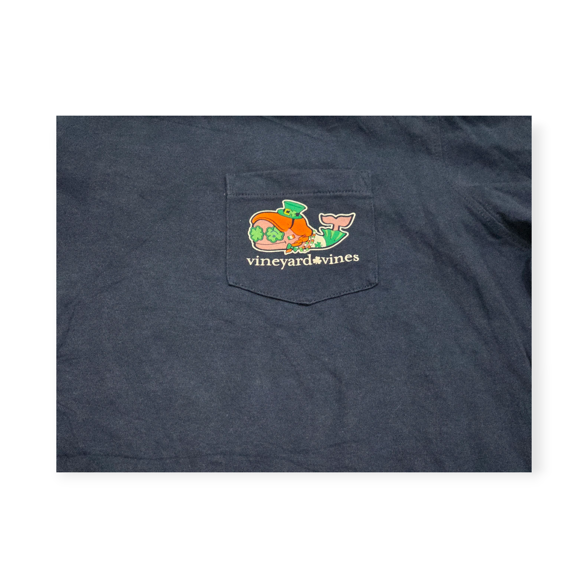 Playera Vineyard Vines M Azul Marino St Patricks De Mujer