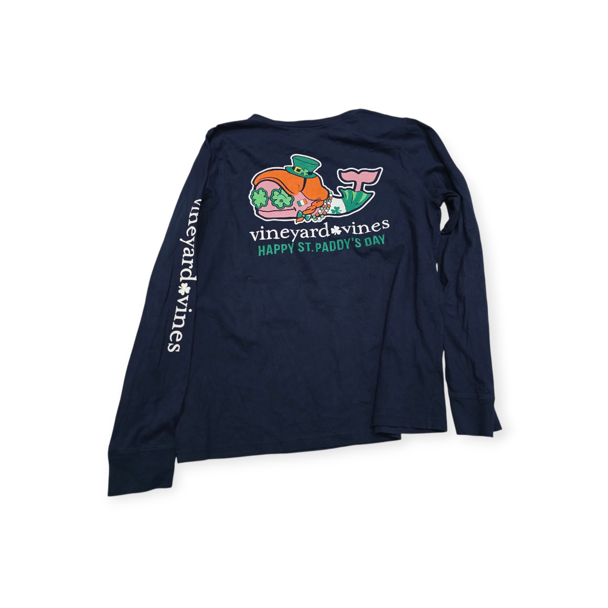 Playera Vineyard Vines M Azul Marino St Patricks De Mujer