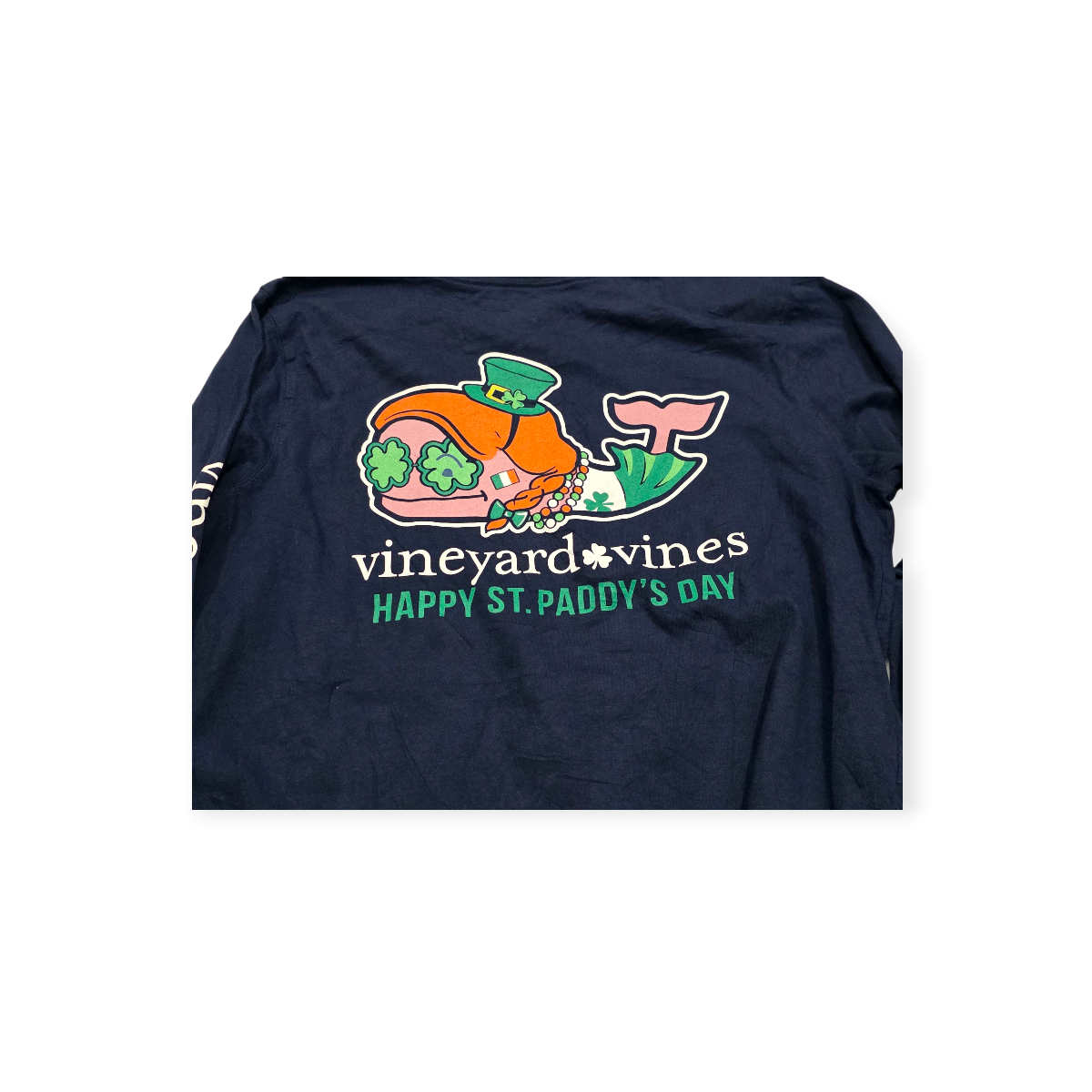 Playera Vineyard Vines M Azul Marino St Patricks De Mujer