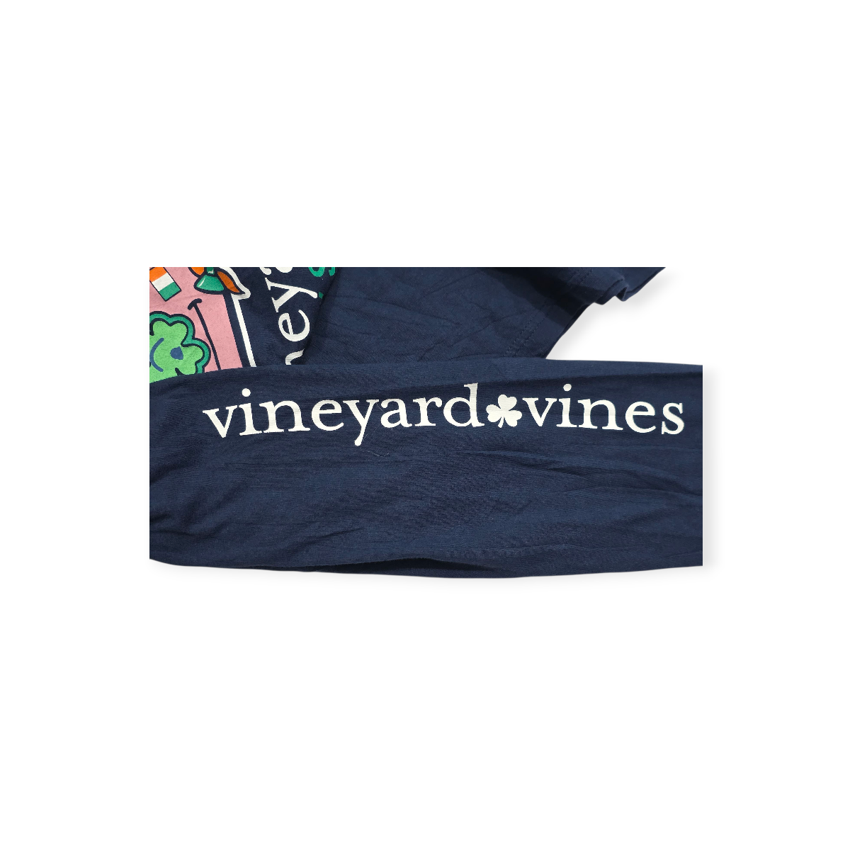 Playera Vineyard Vines M Azul Marino St Patricks De Mujer