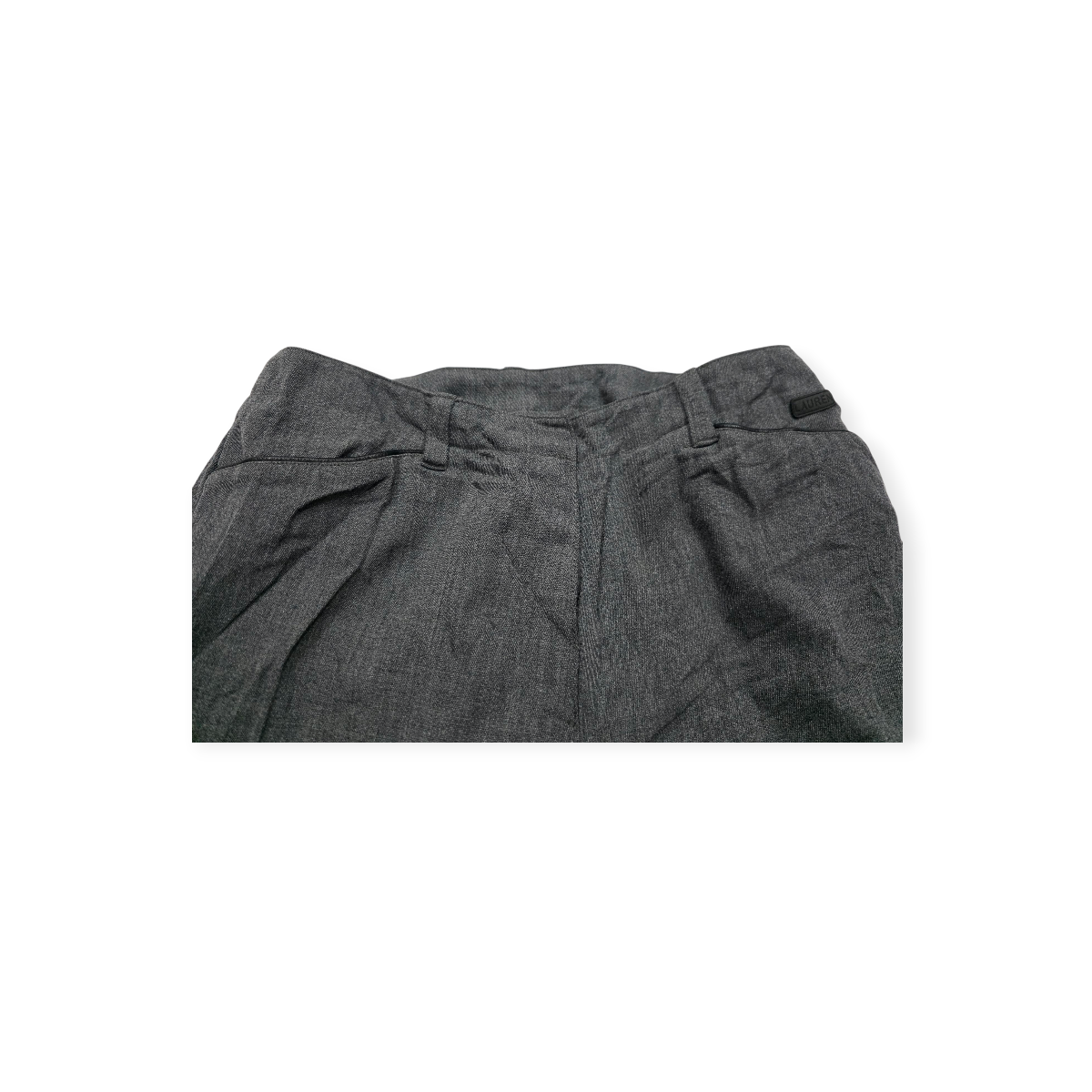 Pantalon Ralph Lauren De Vestir Color Gris De Lana Talla 10p