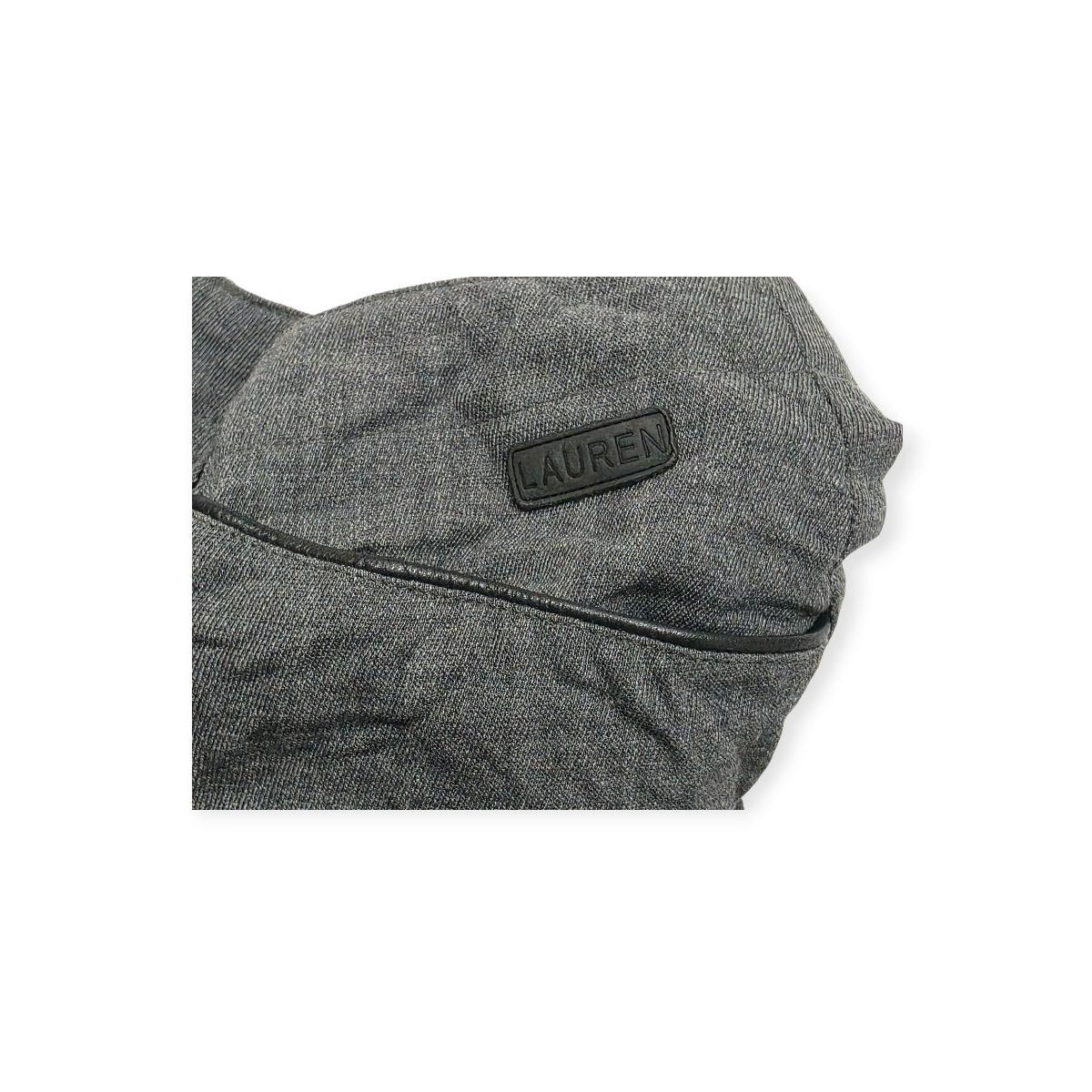 Pantalon Ralph Lauren De Vestir Color Gris De Lana Talla 10p