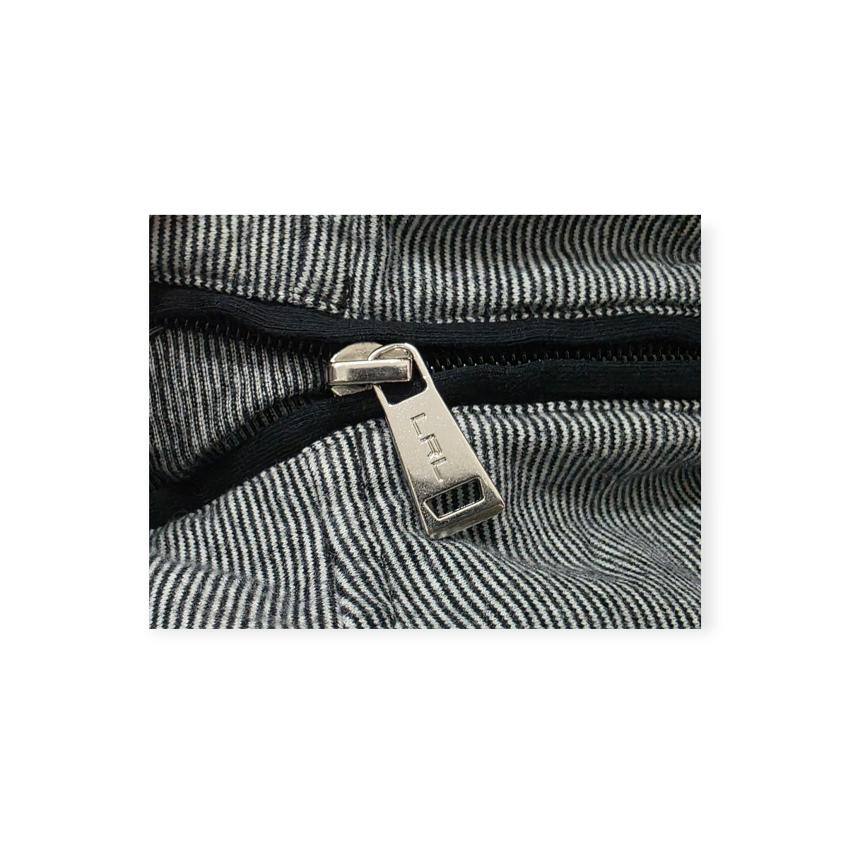 Sudadera Ligera Cierre Completo Ralph Lauren Gris Con Negro