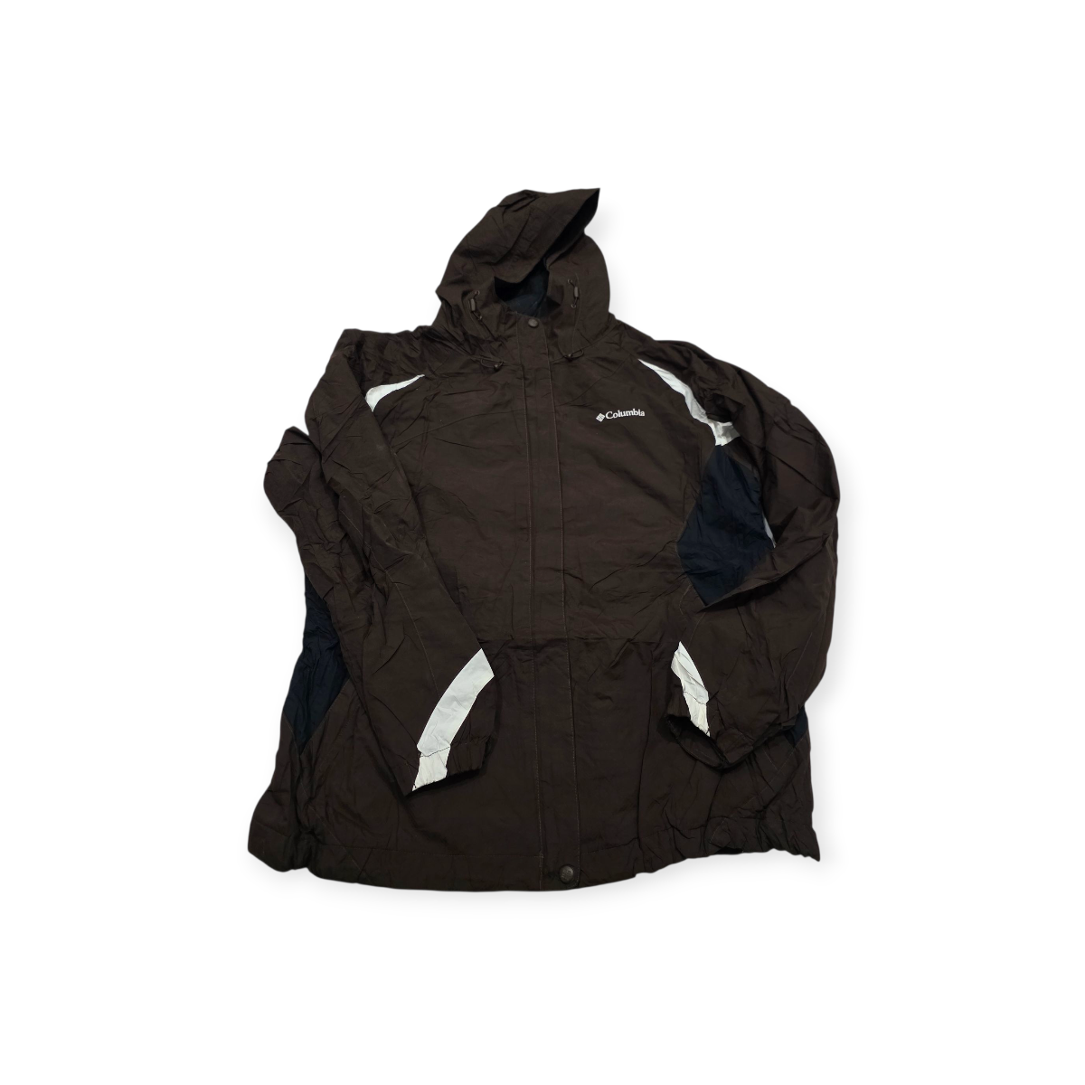 Chamarra Columbia Tecnología Impermeable Afelpada,cafe Mujer