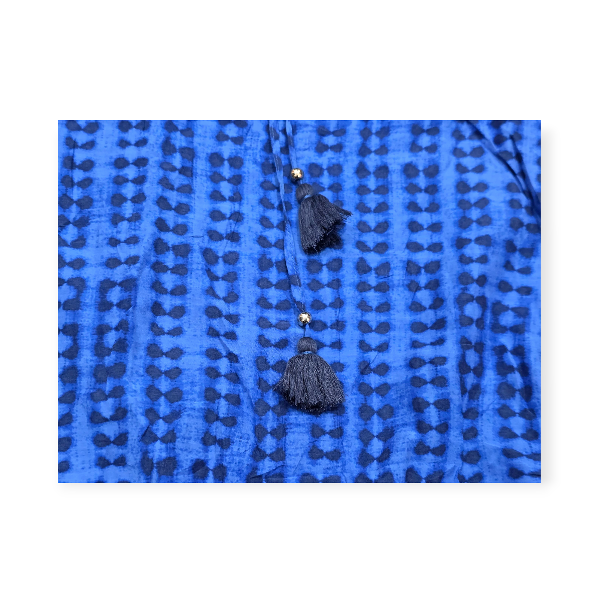 Blusa Vineyard Vines Xl Azul Sin Mangas De Rayon Con Seda