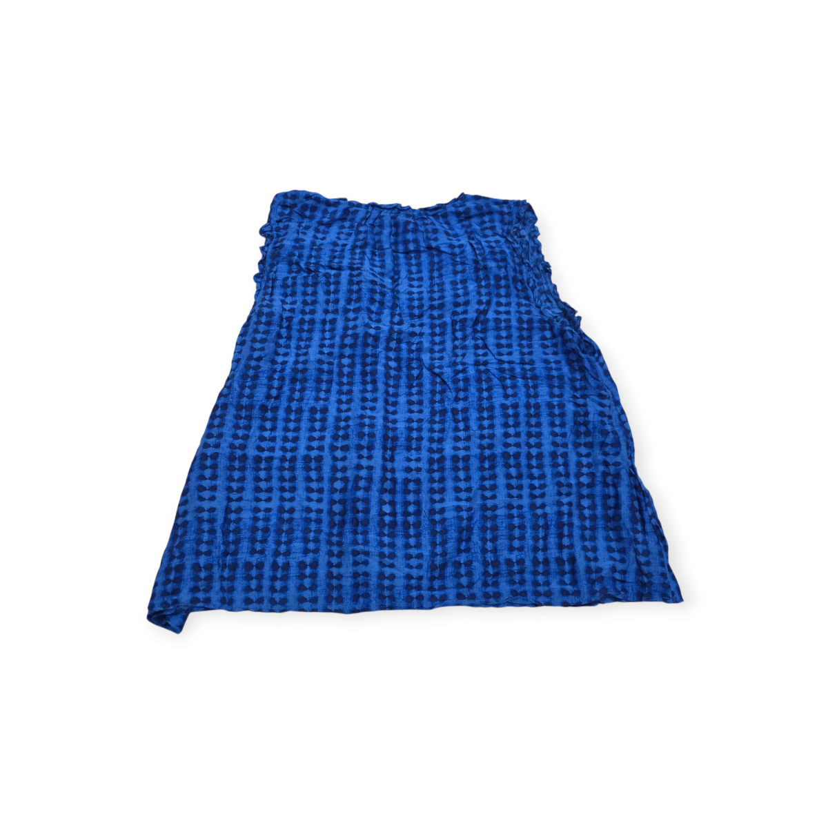 Blusa Vineyard Vines Xl Azul Sin Mangas De Rayon Con Seda