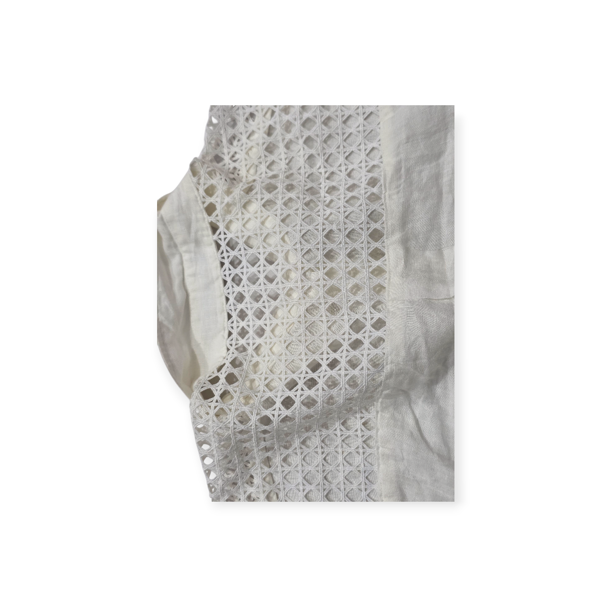 Camisa Ralph Lauren De Lino Xgrande Xl Blanco De Mujer