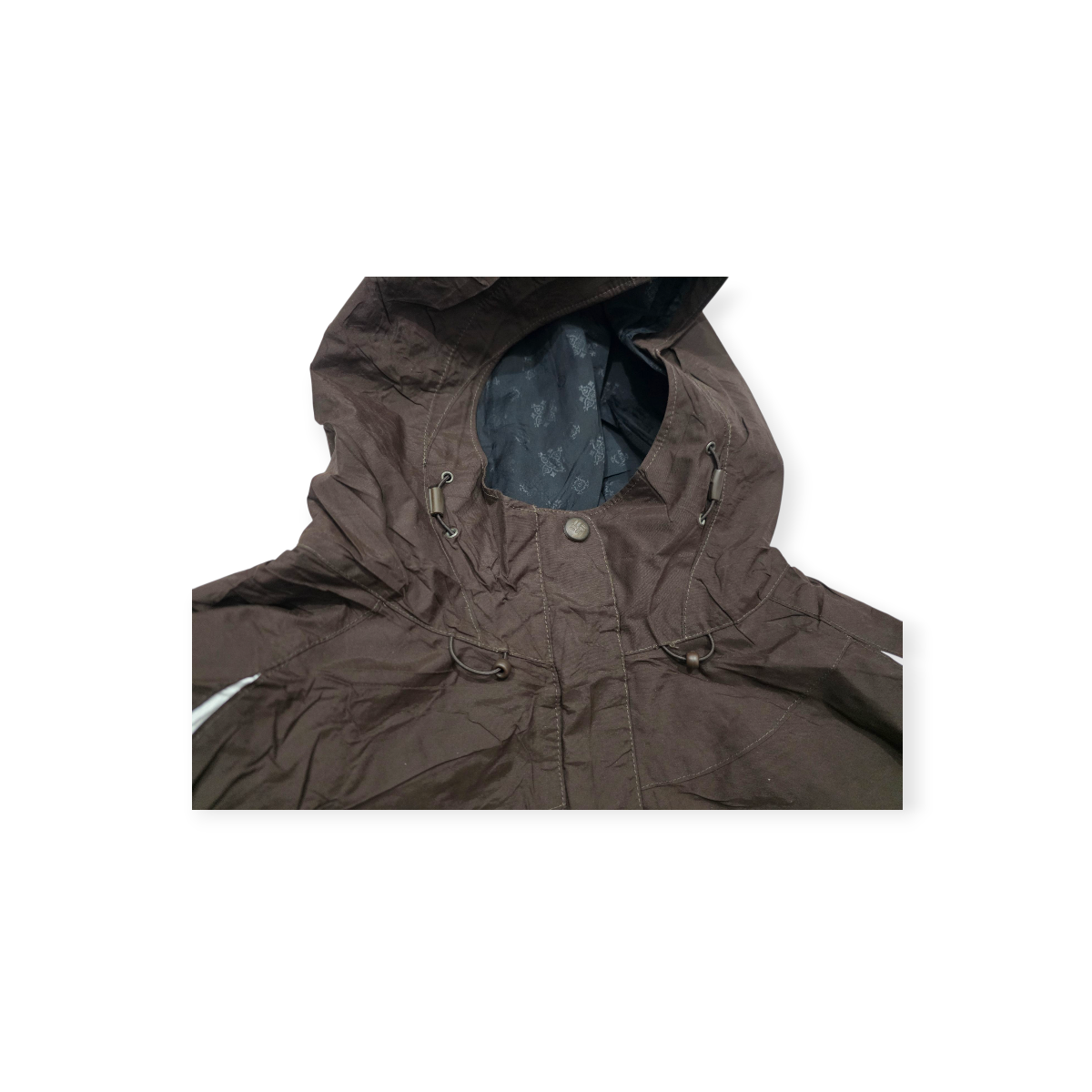 Chamarra Columbia Tecnología Impermeable Afelpada,cafe Mujer