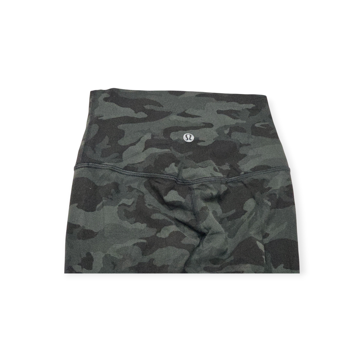 Legging Lululemon Print Camuflaje Verde/negro Talla 0 Mujer
