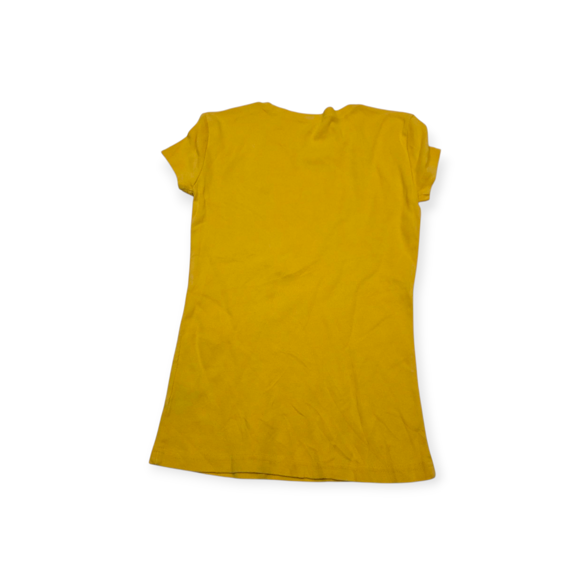 Playera Tommy Hilfiger Xchico Xs Amarilla Manga Corta