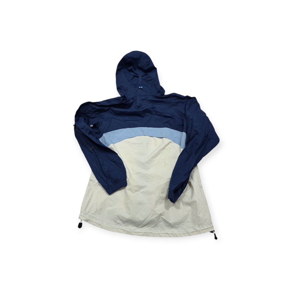 Chamarra Columbia Impermeable Packable De Mujer Azul/blanco