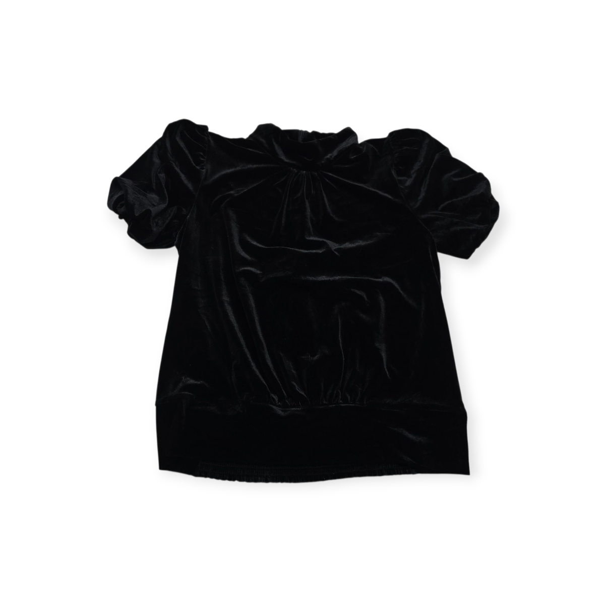 Blusa Karl Lagerfeld De Terciopelo Negra De Mujer Mediana M