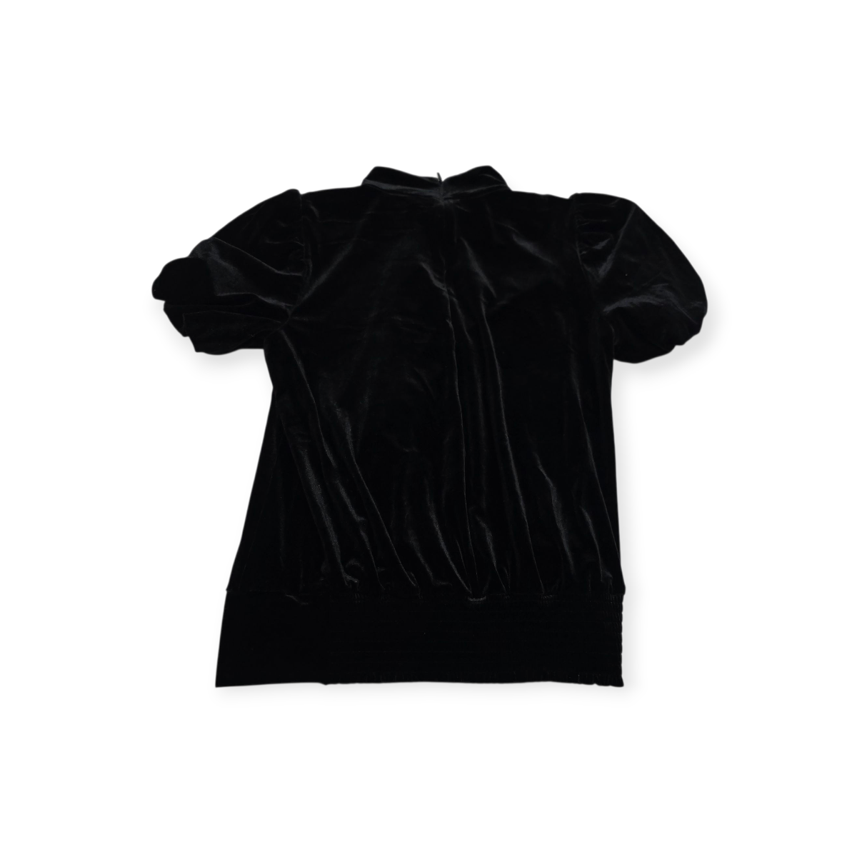 Blusa Karl Lagerfeld De Terciopelo Negra De Mujer Mediana M