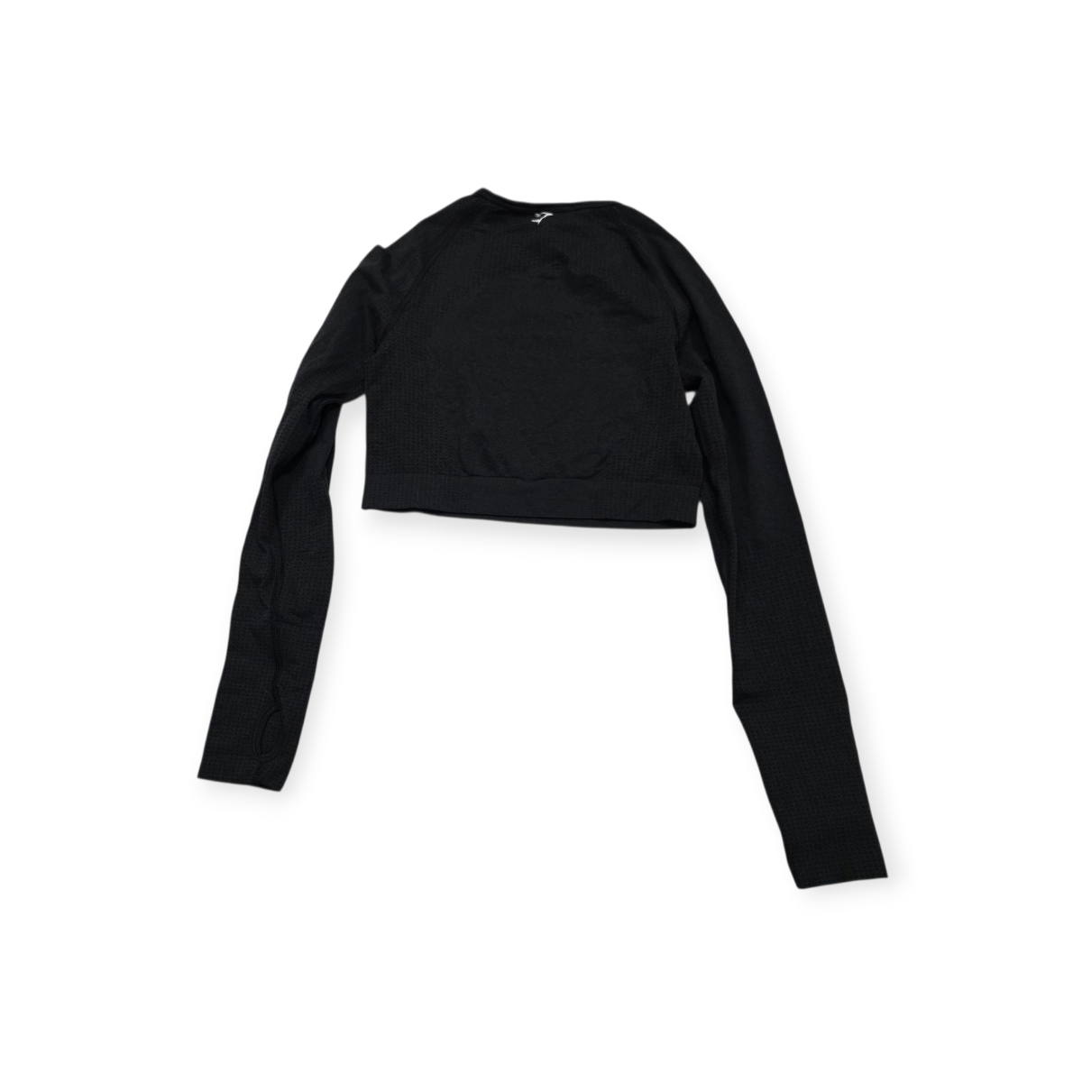 Playera Crop Top Gymshark Mediana M Gris Oscuro De Mujer