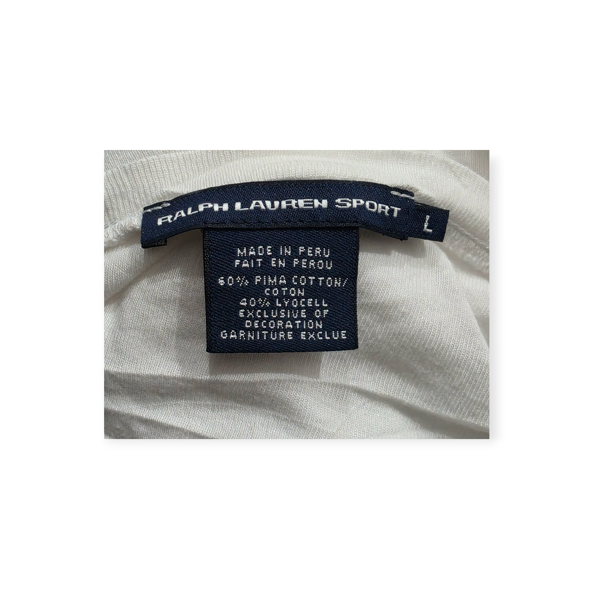 Playera Ralph Lauren Sport D Mujer Grande Blanco Pony Blanco