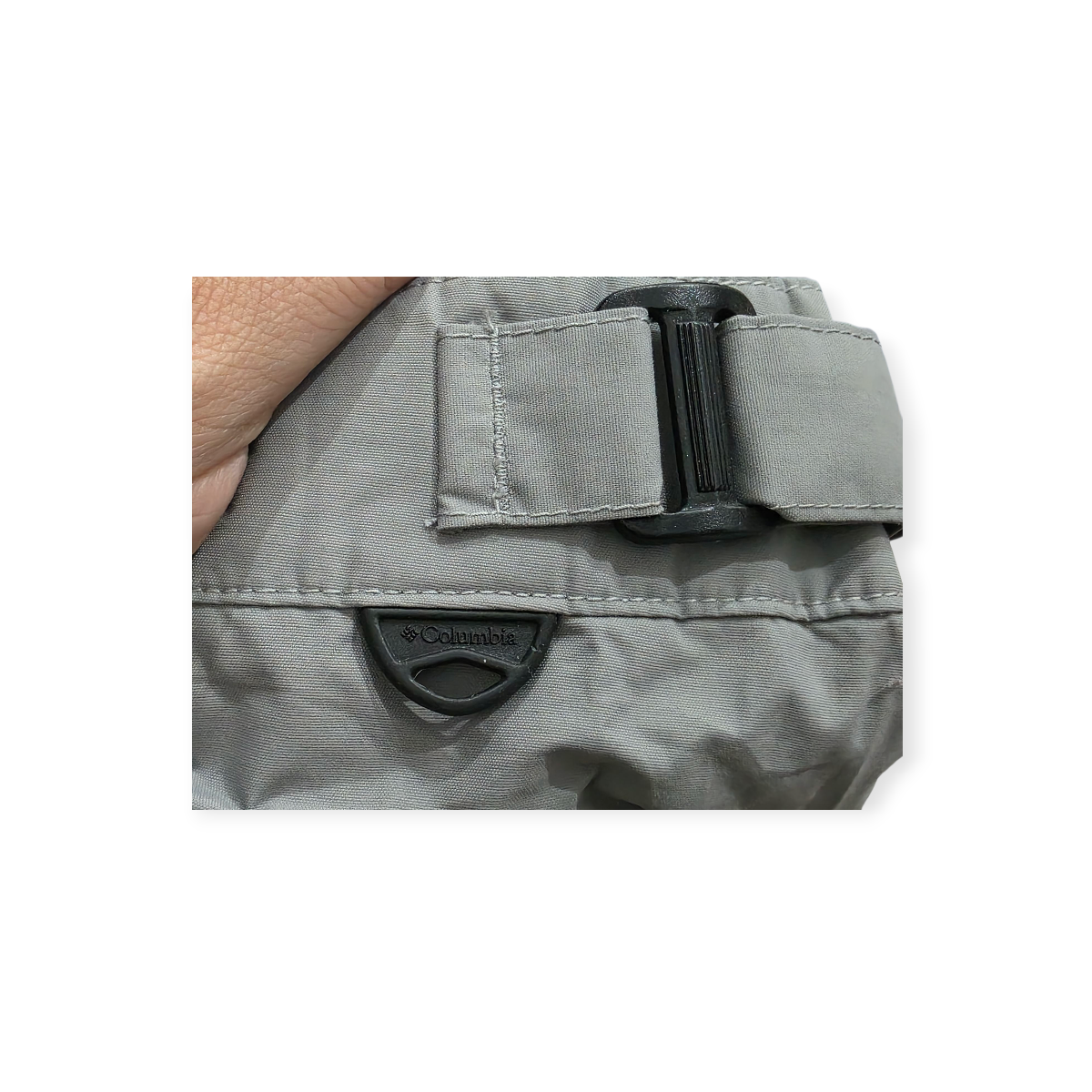 Pantalon Impermeable /termico Columbia De Mujer Color Gris