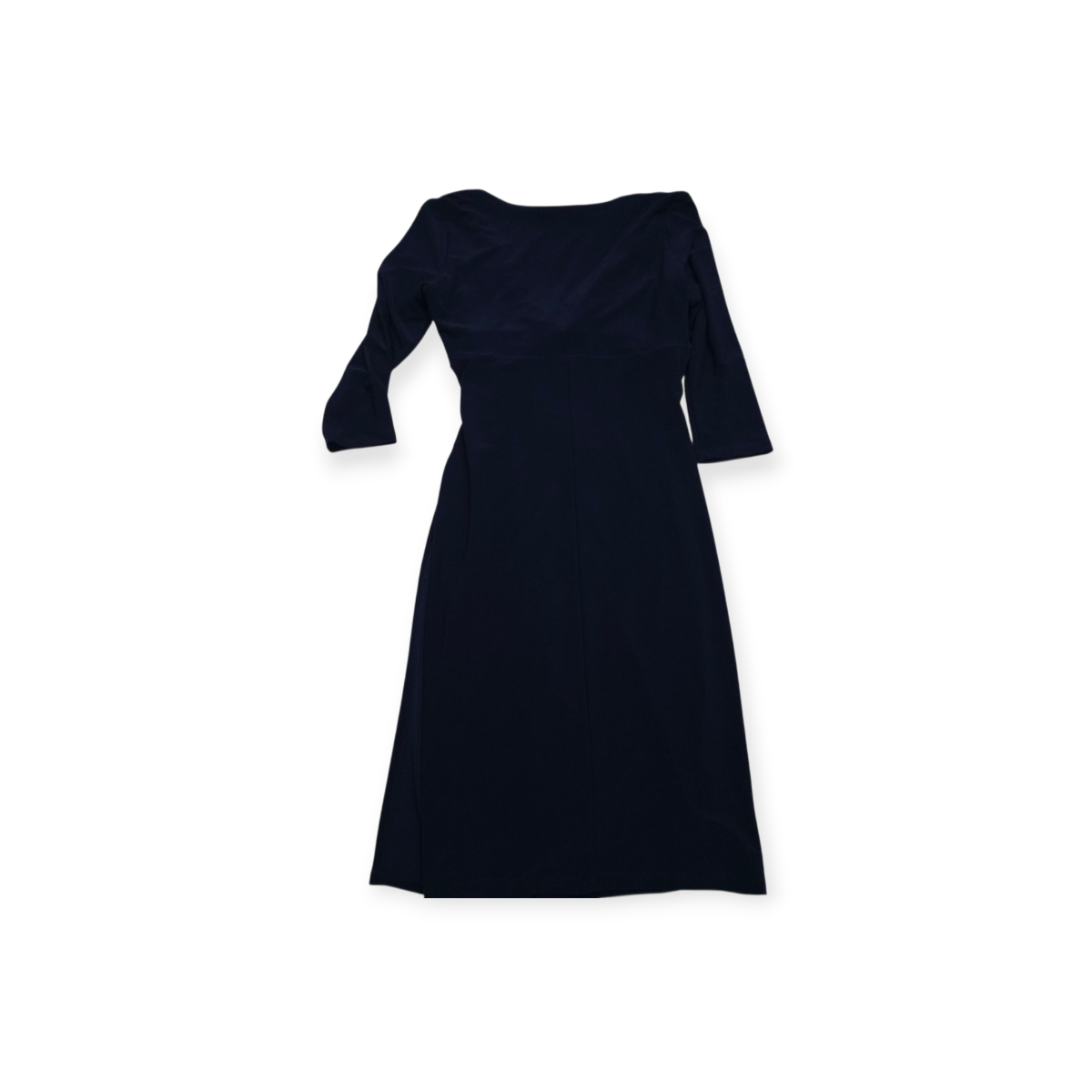 Vestido Ralph Lauren Azul Profundo Talla 12 Manga Larga