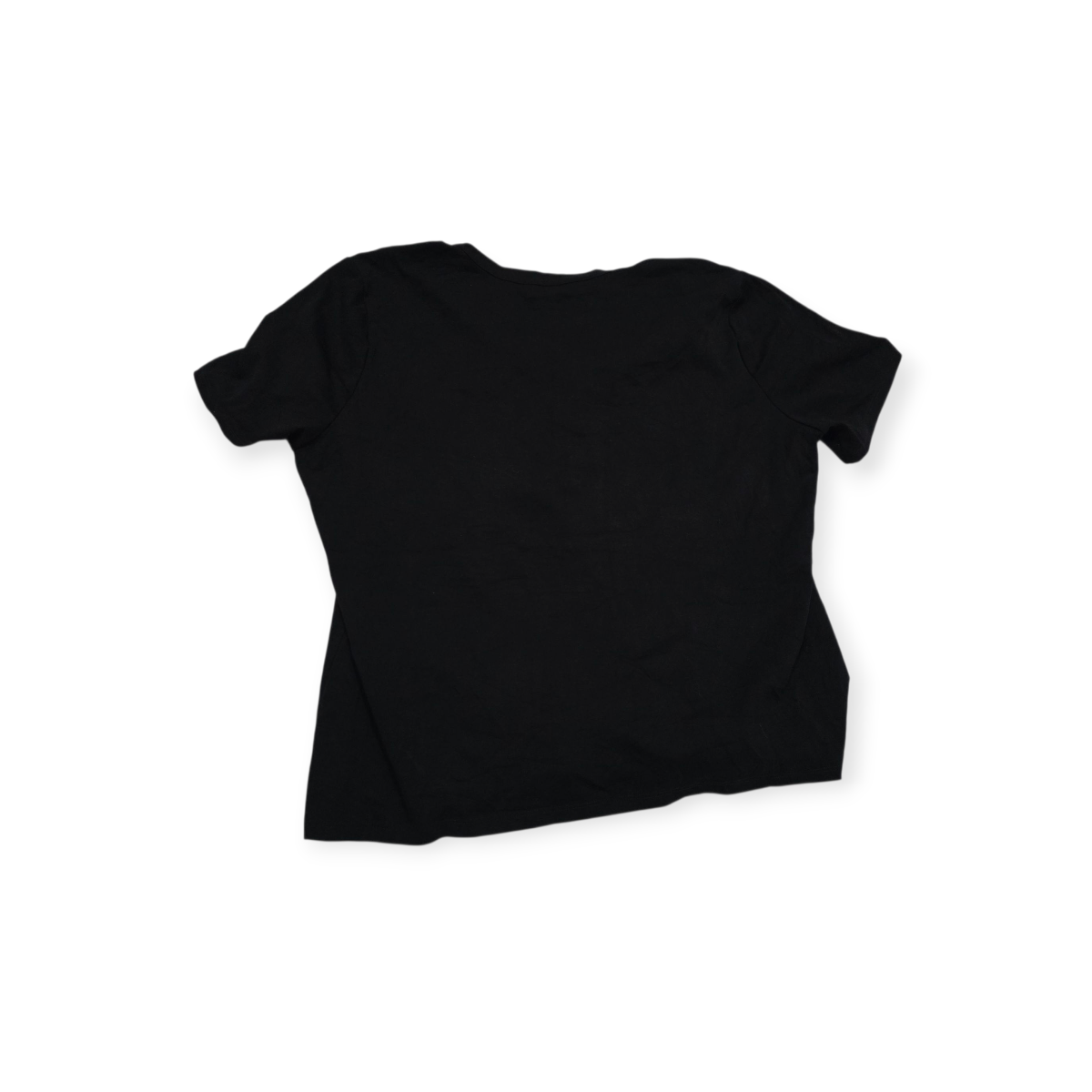 Blusa Michael Kors Xl Negra Con Dorado De Mujer Manga Corta