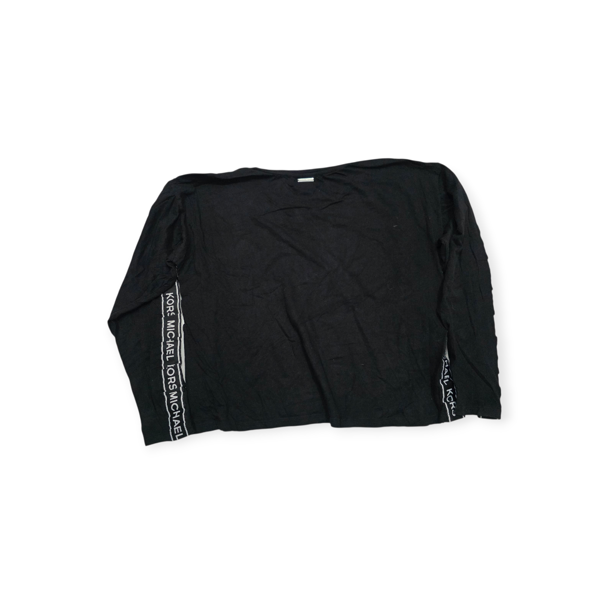 Playera Michael Kors Xgrande Xl Negra Manga Larga