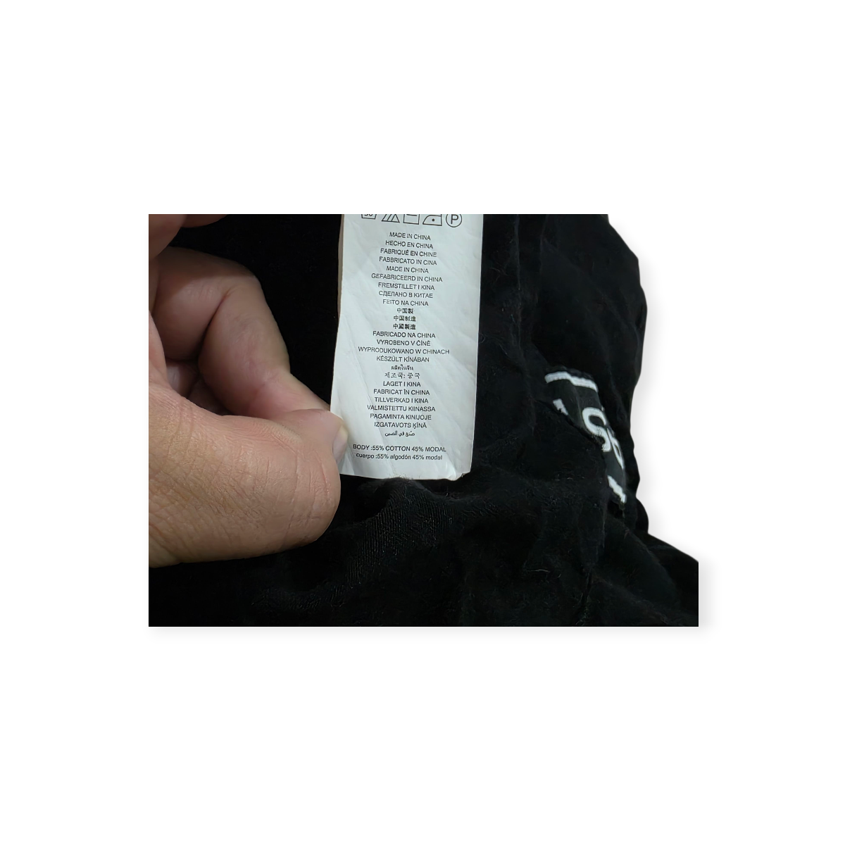 Playera Michael Kors Xgrande Xl Negra Manga Larga