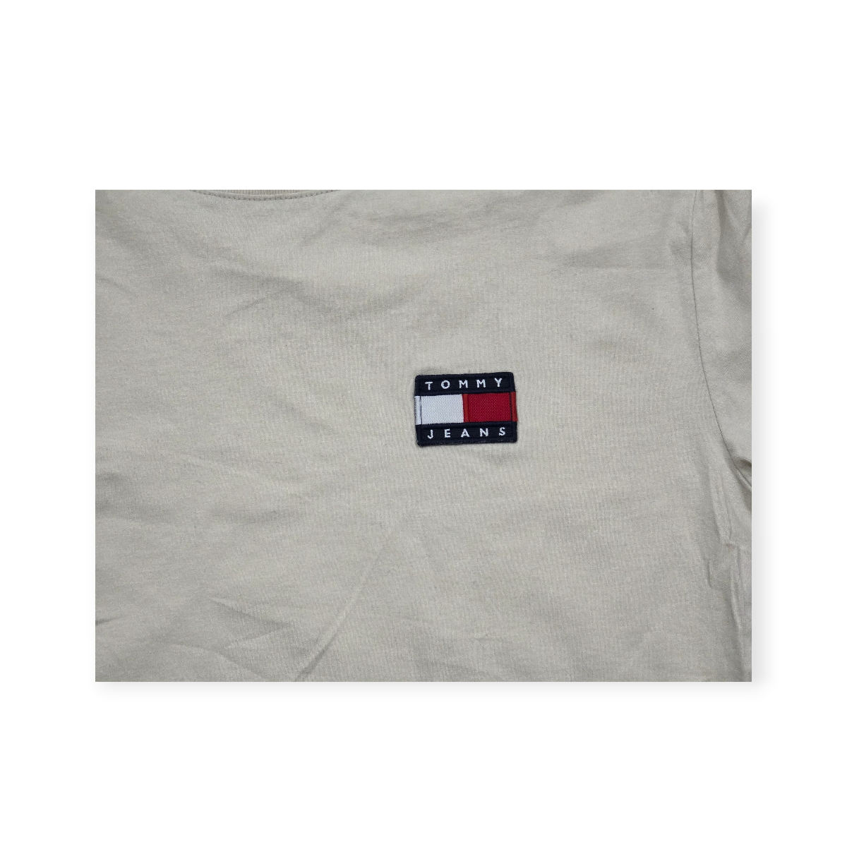 Playera Corta Tommy Hilfiger Extra Extra Chica Color Crema