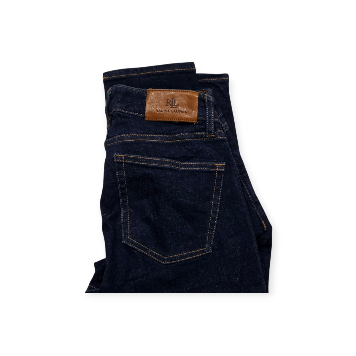 Pantalon Ralph Lauren Talla 0 De Mezclilla Azul Oscuro