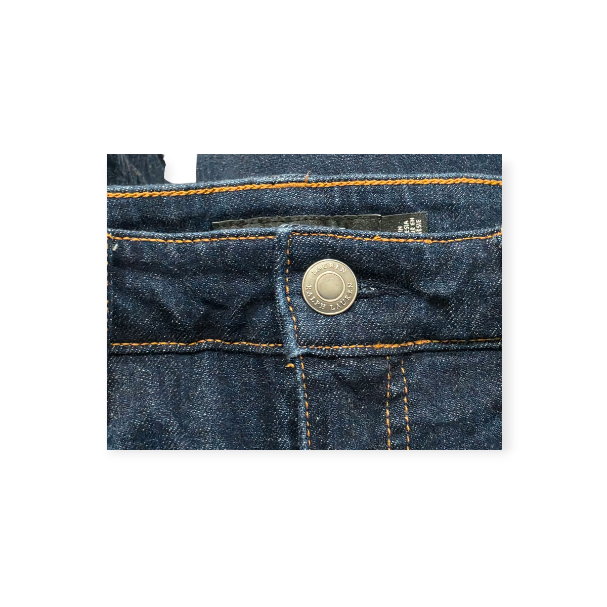 Pantalon Ralph Lauren Talla 0 De Mezclilla Azul Oscuro