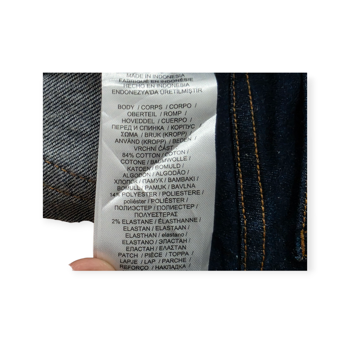 Pantalon Ralph Lauren Talla 0 De Mezclilla Azul Oscuro