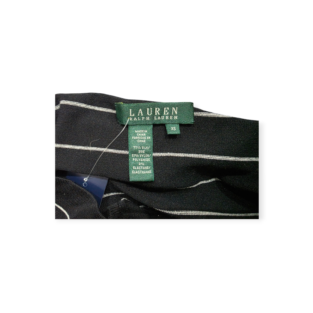 Blusa Ralph Lauren De Seda Xchica Xs Negra