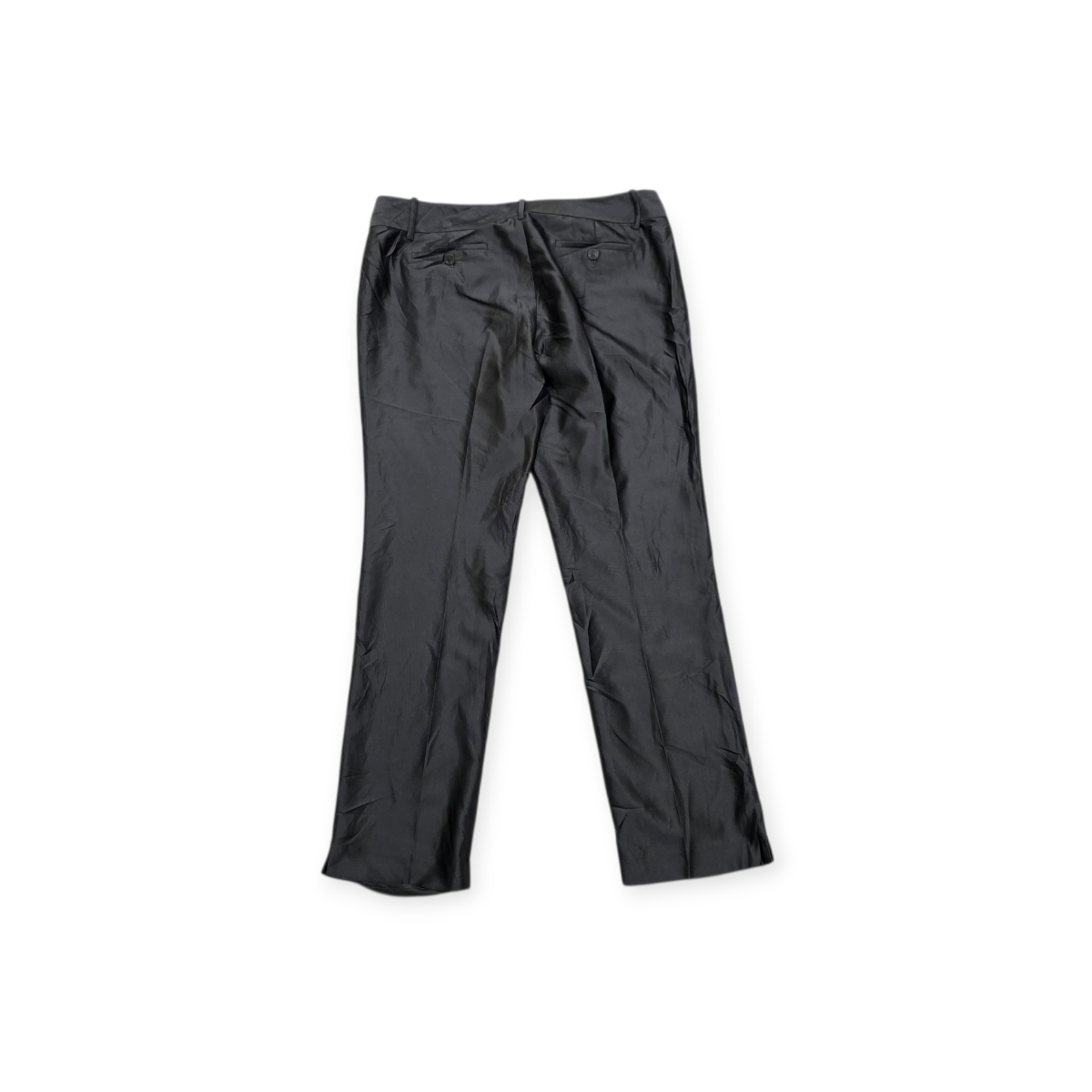 Pantalon De Vestir Michael Kors Talla 10 Gris Brillante