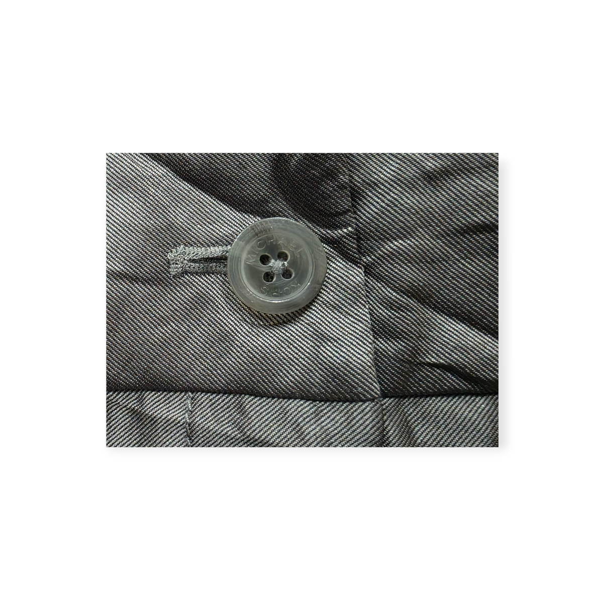 Pantalon De Vestir Michael Kors Talla 10 Gris Brillante