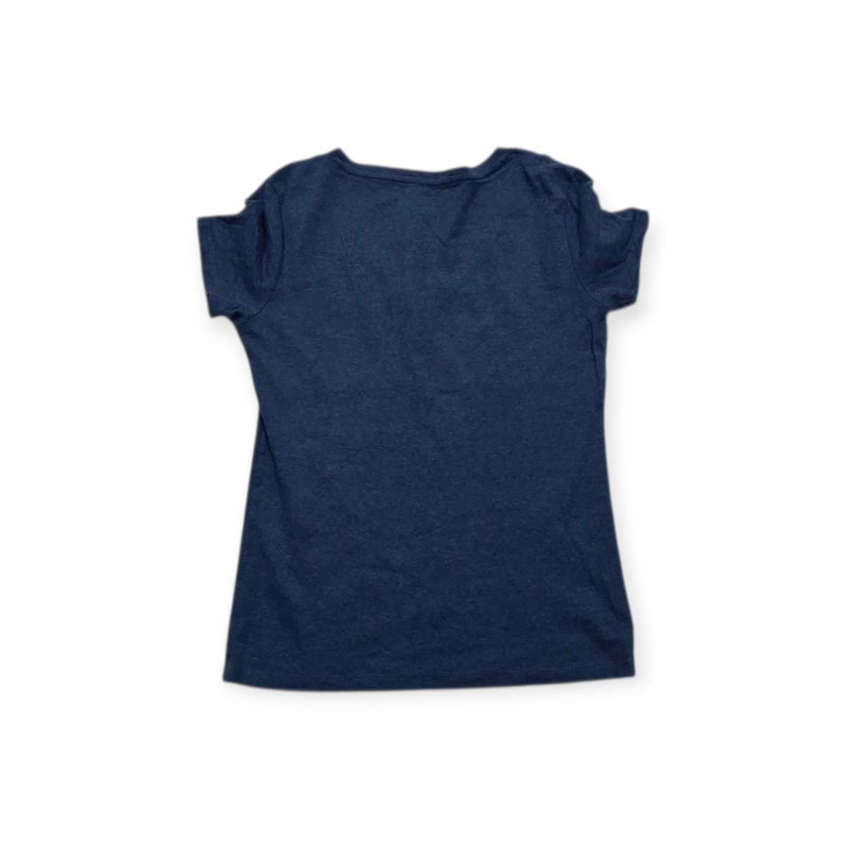 Playera Tommy Hilfiger Azul Acero Mediana Manga Corta Mujer
